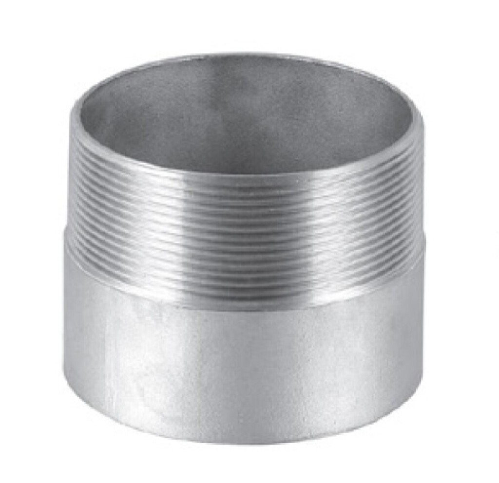 EN 10241 Weld-on nipple  1 1/2 " x  50 mm   Stainless steel A4
